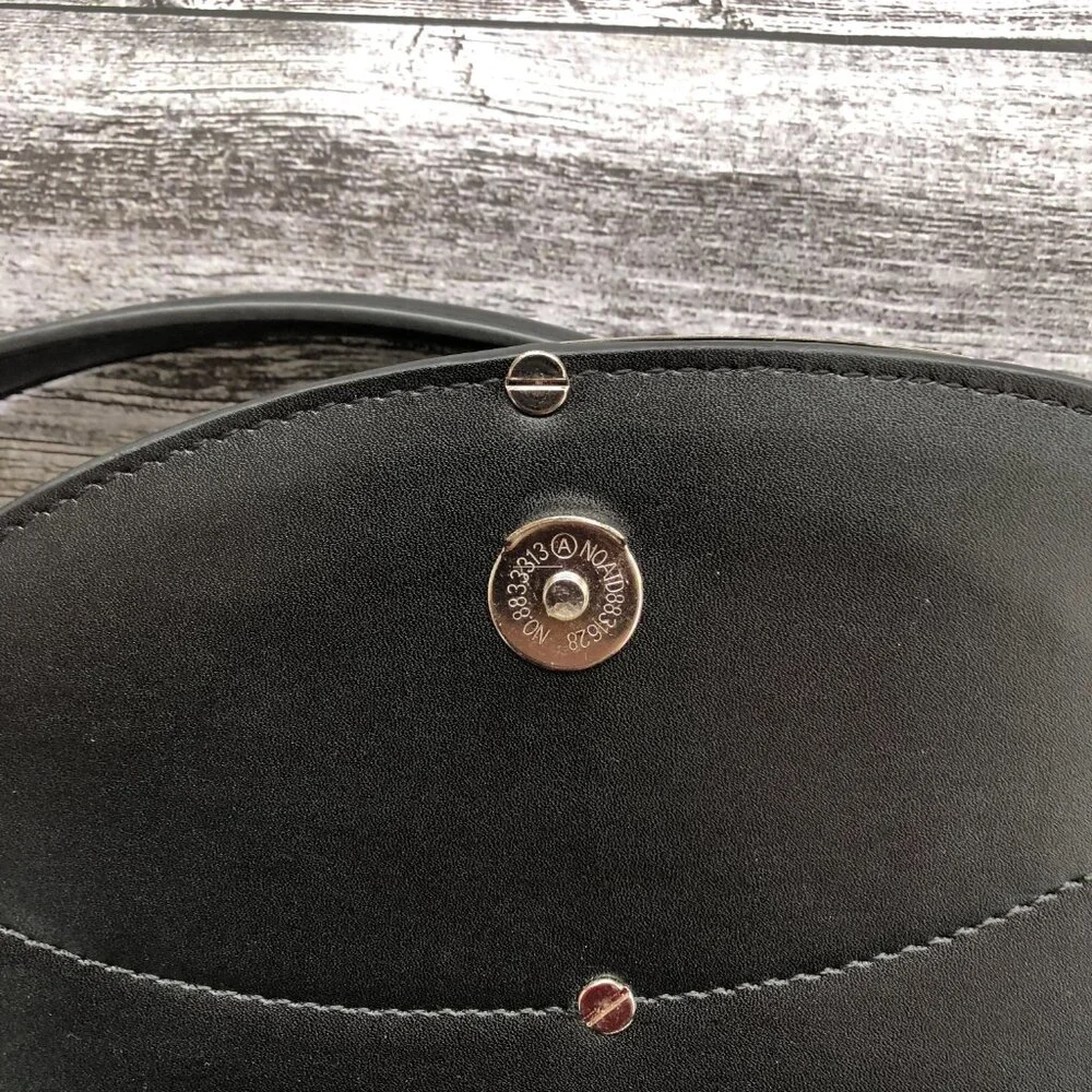 Diesel Black Logo Plaque Shoulder Bag